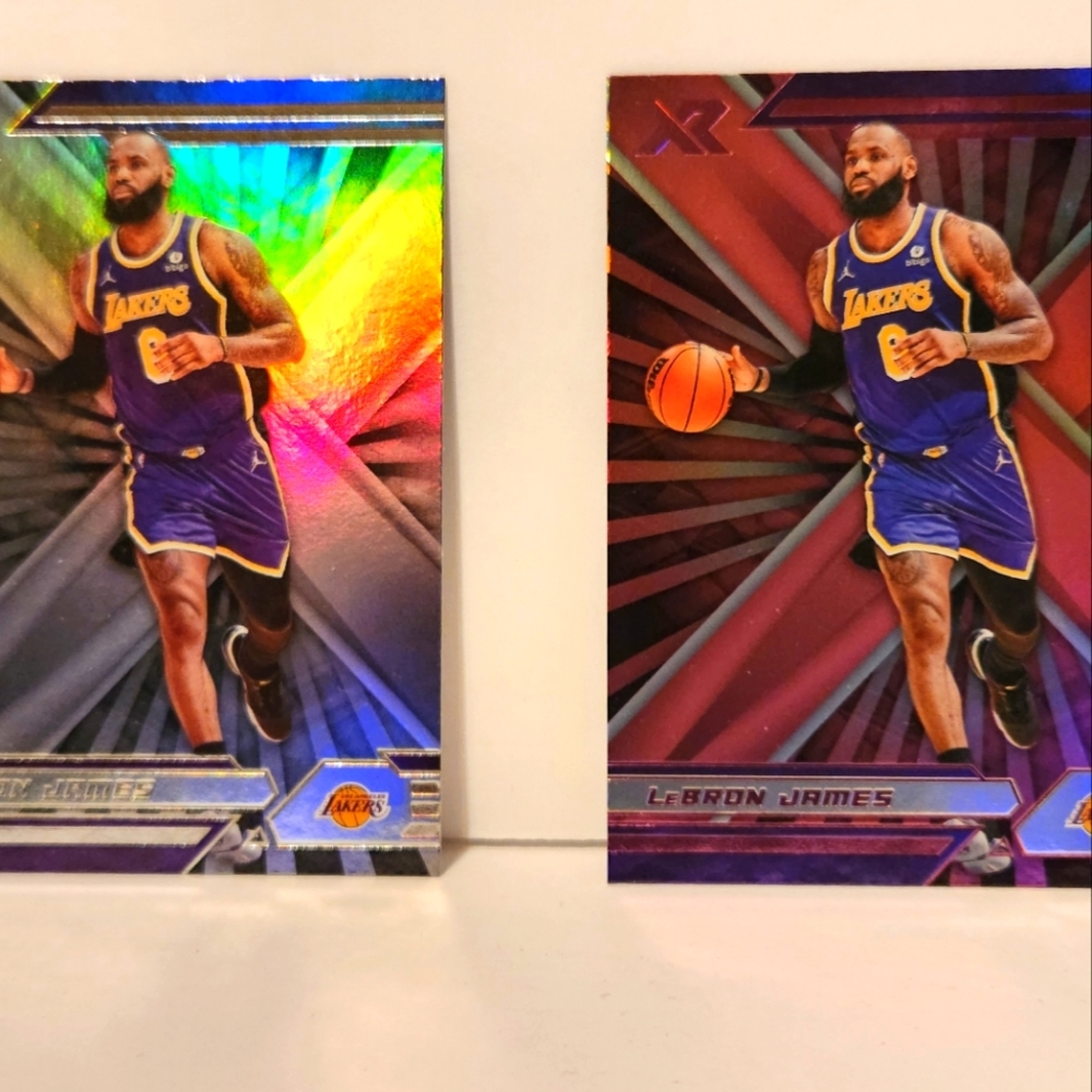 Lebron James 2021-22 XR Silver And Pink Parallel